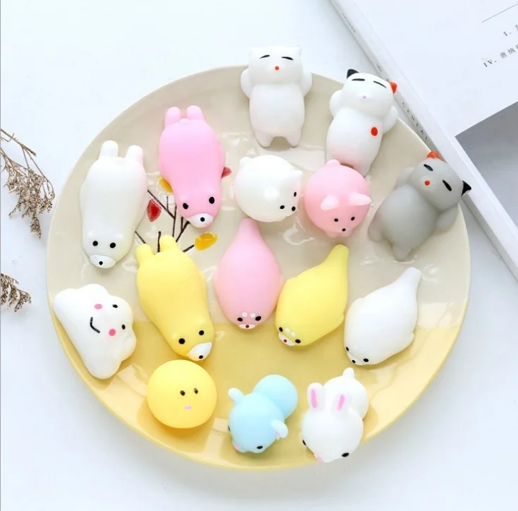  Лидер продаж на Amazon мини-игрушки животные антистресс кавайная игрушка mochi squishy