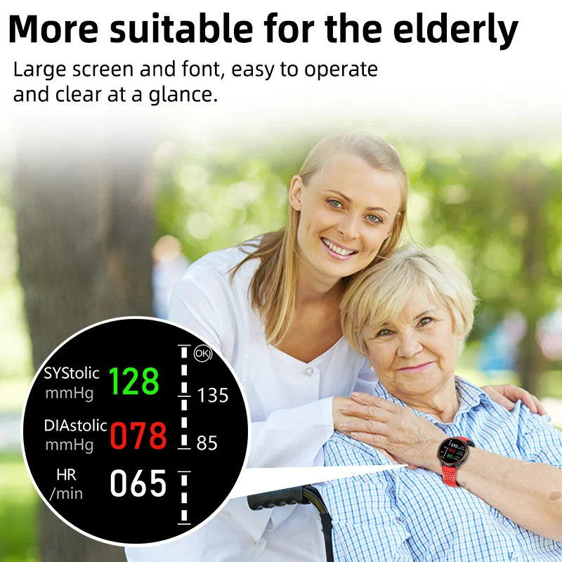 Air pump balloon watch health medical level smartwatch blood pressure monitoring fitness smart watches with air pump balloon