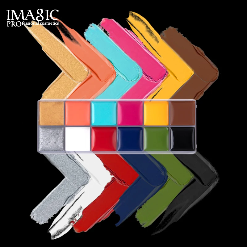 IMAGIC Makeup Temporary Tattoos Body Painting Mermaid Template Stencils Kits For Halloween Fancy Dress Up