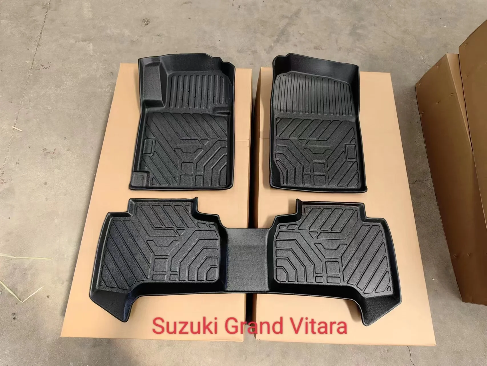 2023 South America Best Sells Car Accessories Right Hand Drive Hot Sale TPE Car Floor Mats Use For Grand Vitara