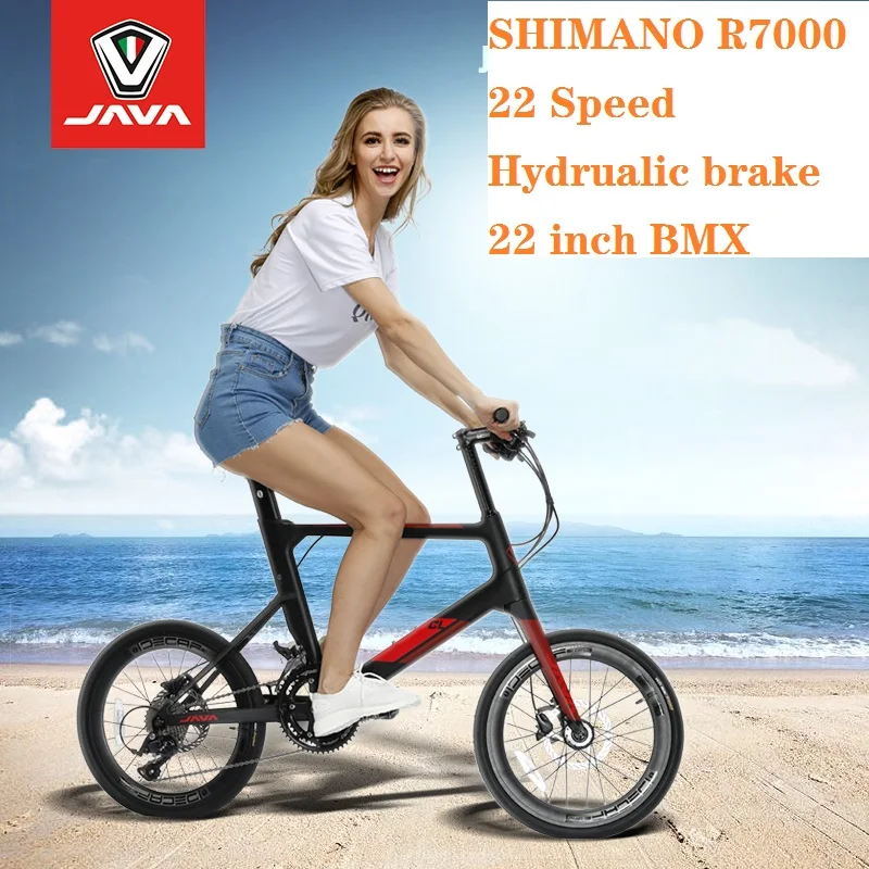 JAVA BMX CL модные 22 дюймовым велосипедам Популярные легкий вес велосипеда скорость дорожный руль полностью из углеродного волокна шоссейный велосипед