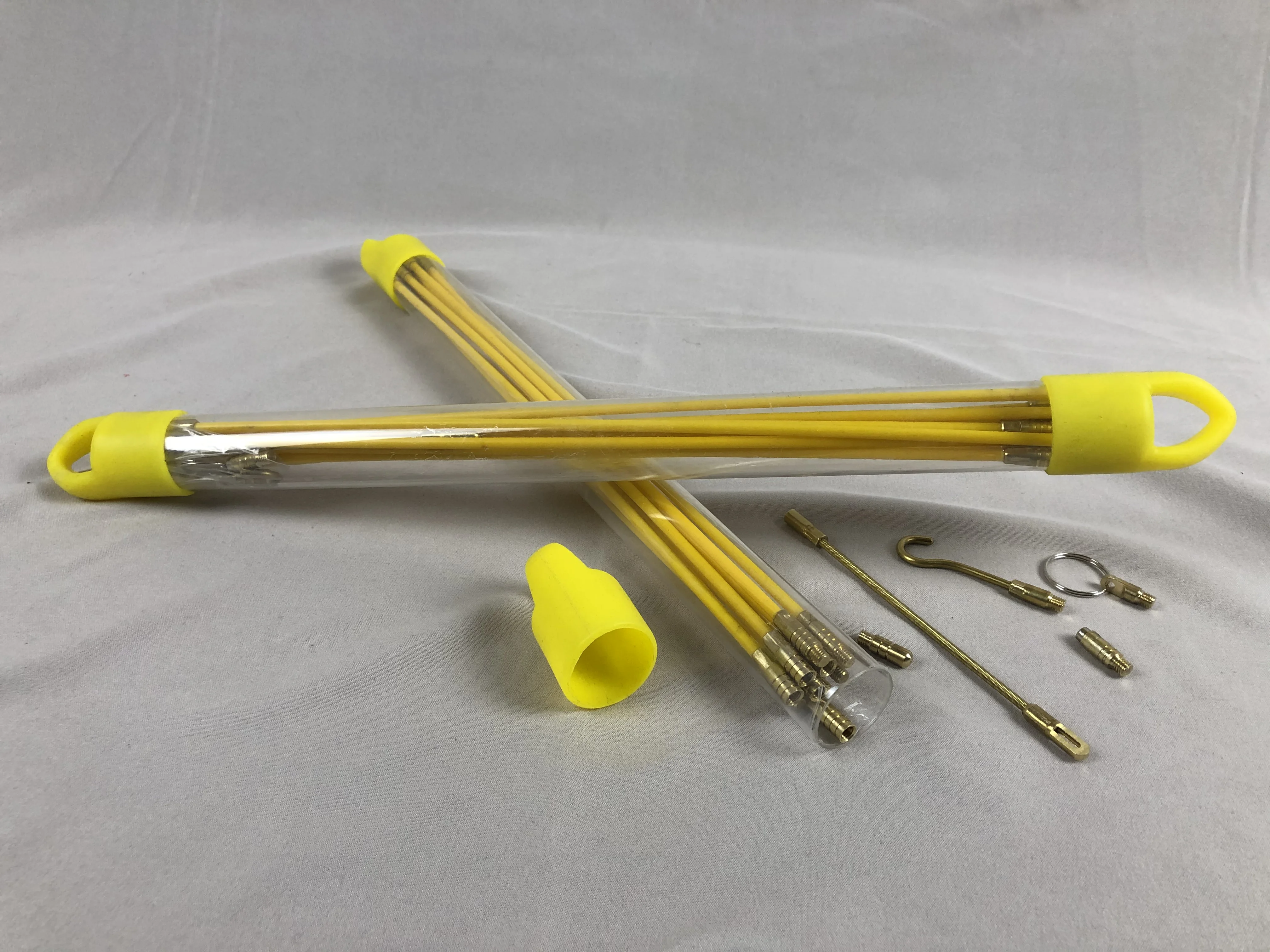 Fiberglass push pull rods, cable pulling rods, wire pull rods