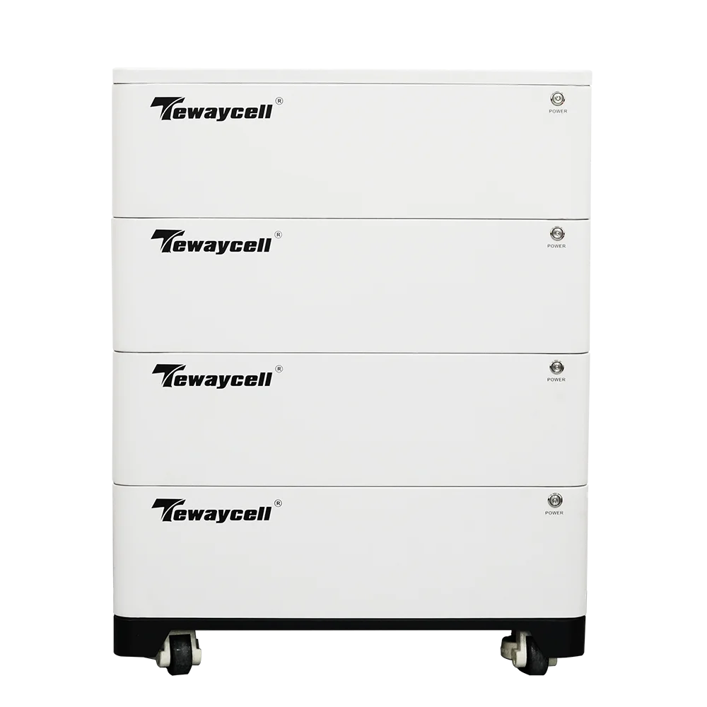 Tewaycell Waterproof 51.2V 5KWH to 75KWH Battery Pack LiFePO4 Stackable Residential Solar Energy Storage System