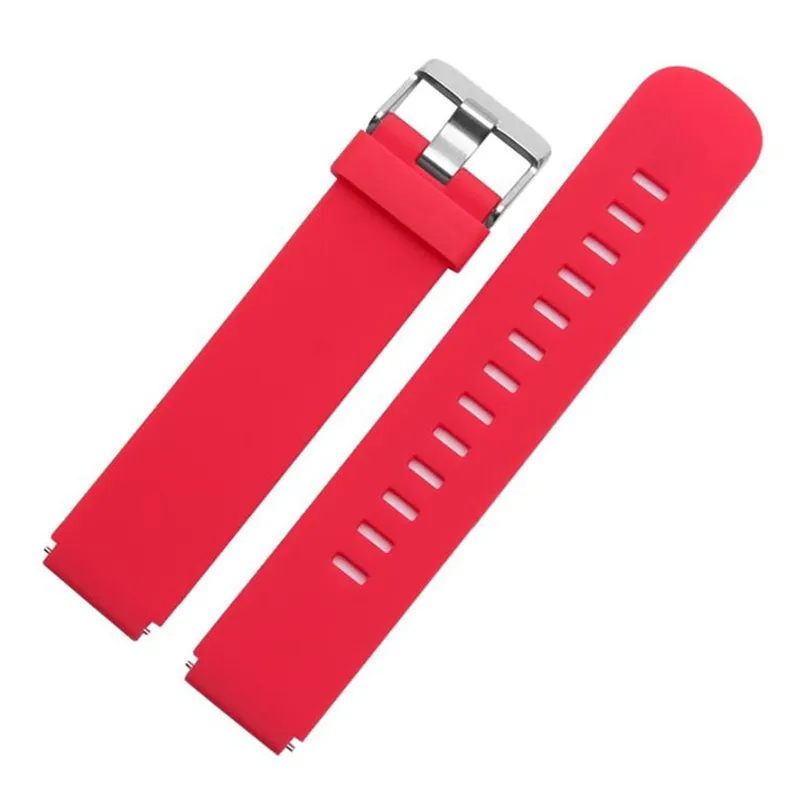 Custom Make Universal 10Mm 20Mm Rubber Silicone Strap For Watch Band