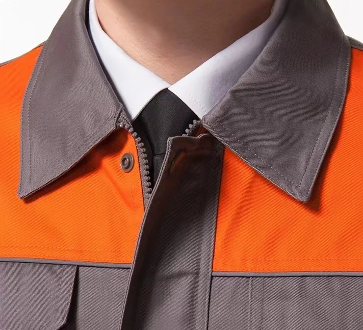 Spring and autumn double-layer work clothes for men and women welder work clothes custom