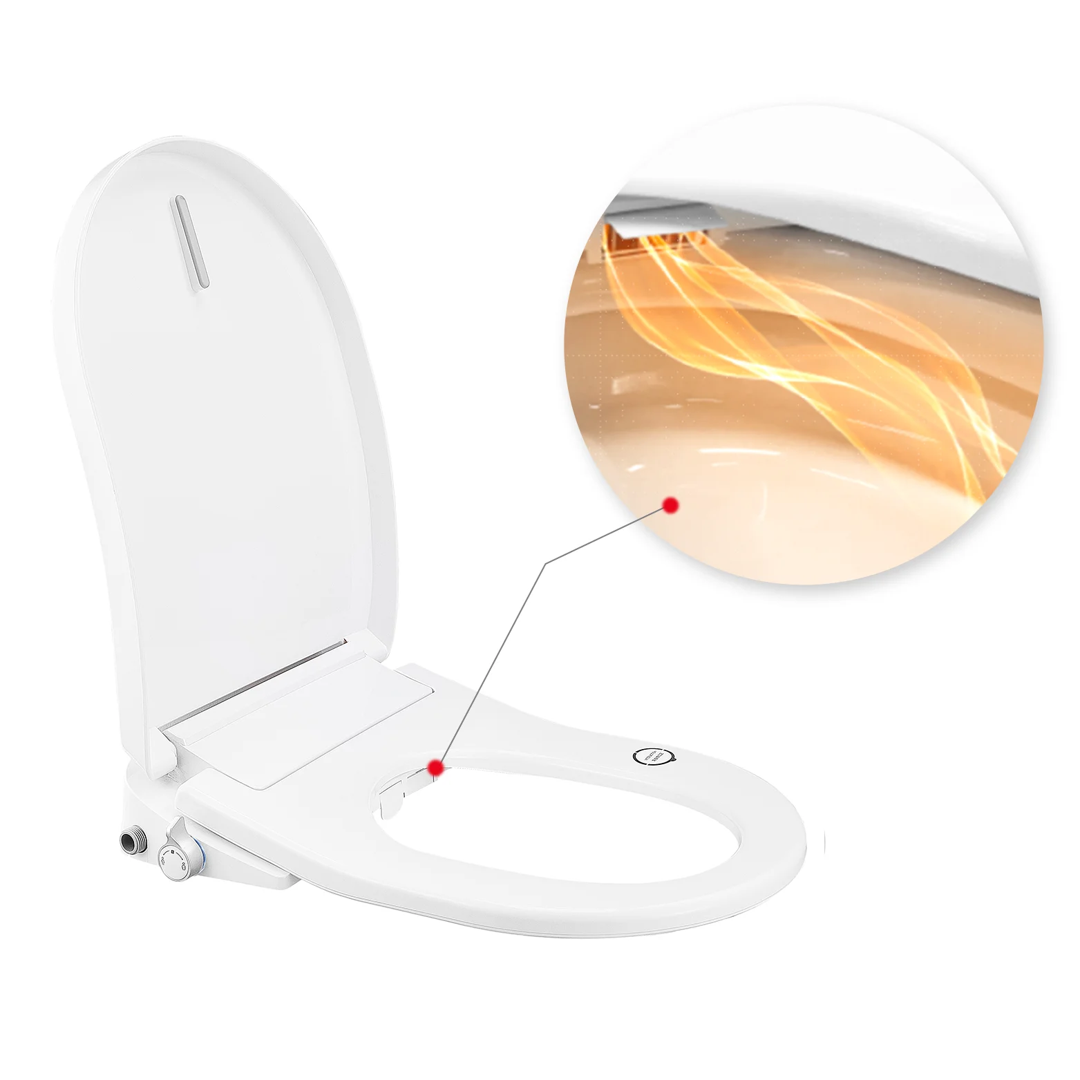 New design remote and dryer smart bidet toilet seat
