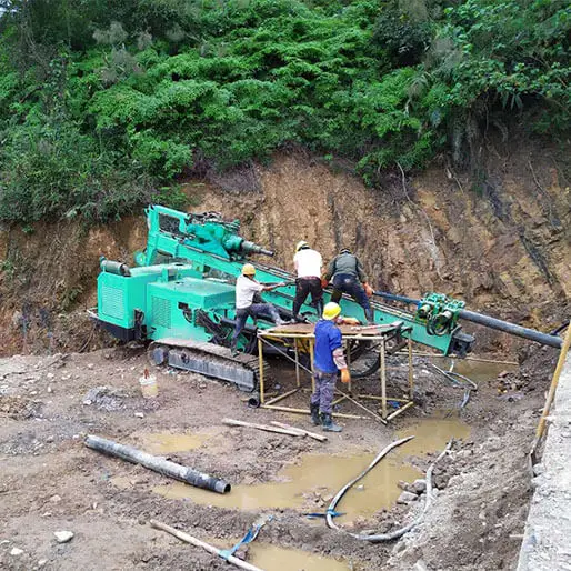 Высокий крутящий момент гусеничный HFSF-200A буровая установка якоря для продажи