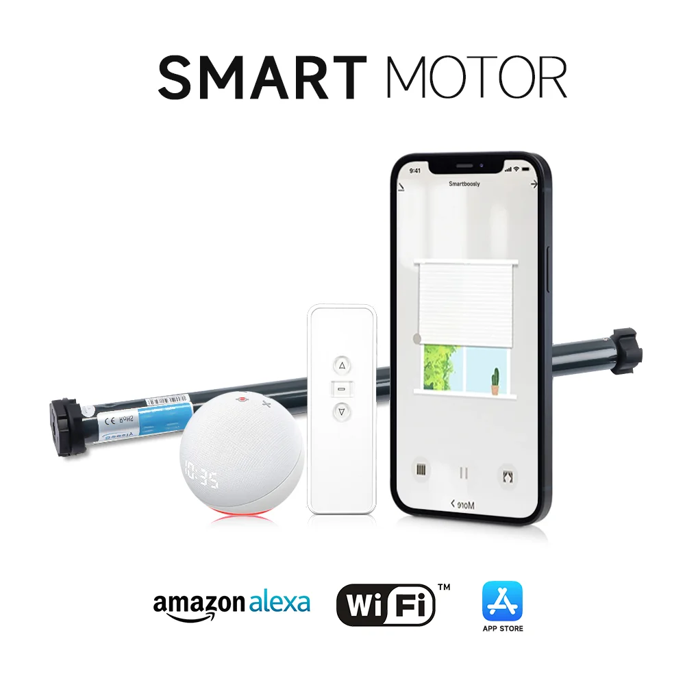 factory direct wired motor for zebra shade google home voice control electric motorized wireless battery motor roller blinds