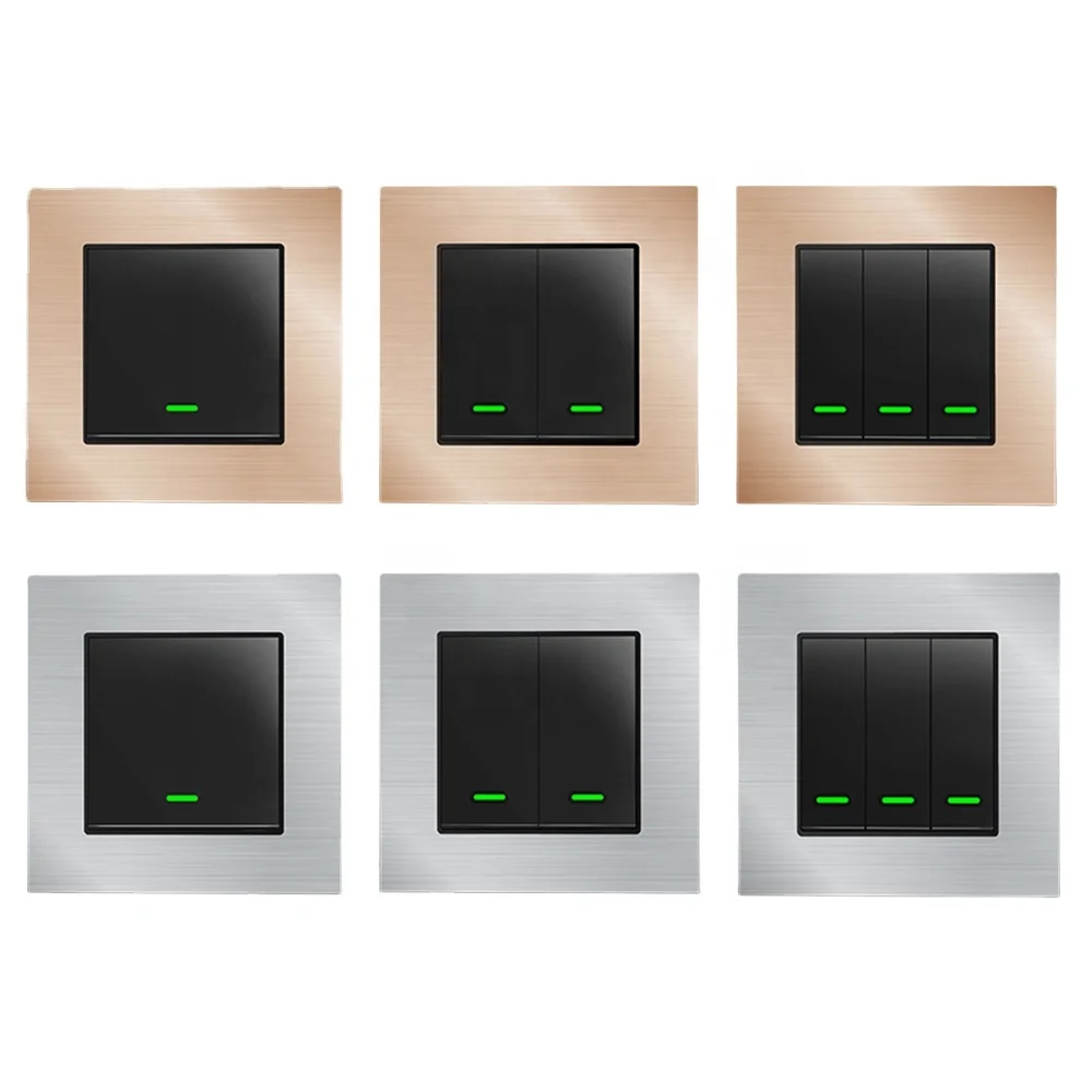 Умный дом 2 gang переключатель Wi-Fi выключатель света голосового управления для работы Alexa и Google