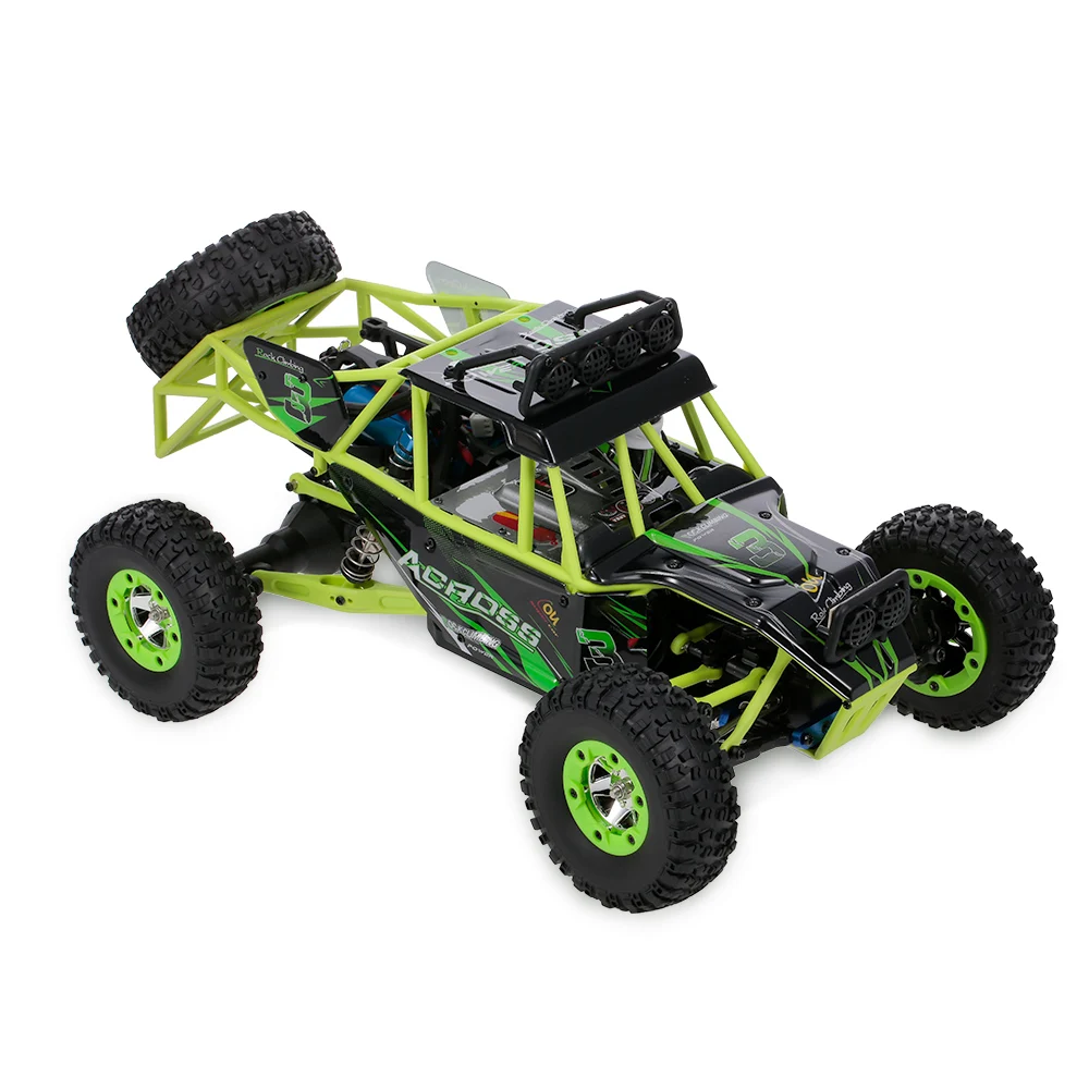 Wltoys 12428 RC Car 4WD 1/12 2.4G  Electric Brushed Racing Crawler RTR 50km/h High Speed Off-Road Car Remote Control Car Toys