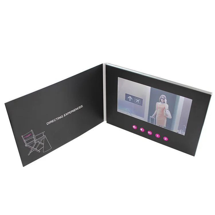 Card Product Type and Invitation Card Type LCD Screen Video Brochure Gift Box for business card gift