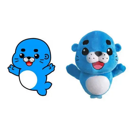 Wholesale Custom 10cm-20cm Unisex Soft Stuffed Animal Toy Frog Plush Cute-Ugly Big Crazy Long Legs Keychain Plush Little Dolphin