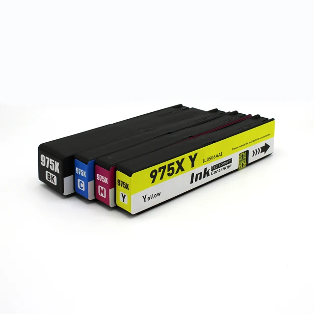 New Compatible 975X Inkjet Cartridge Replace for HP975 For PageWide Pro 452dn/ 477dw/ Managed P55250 Printer Inks