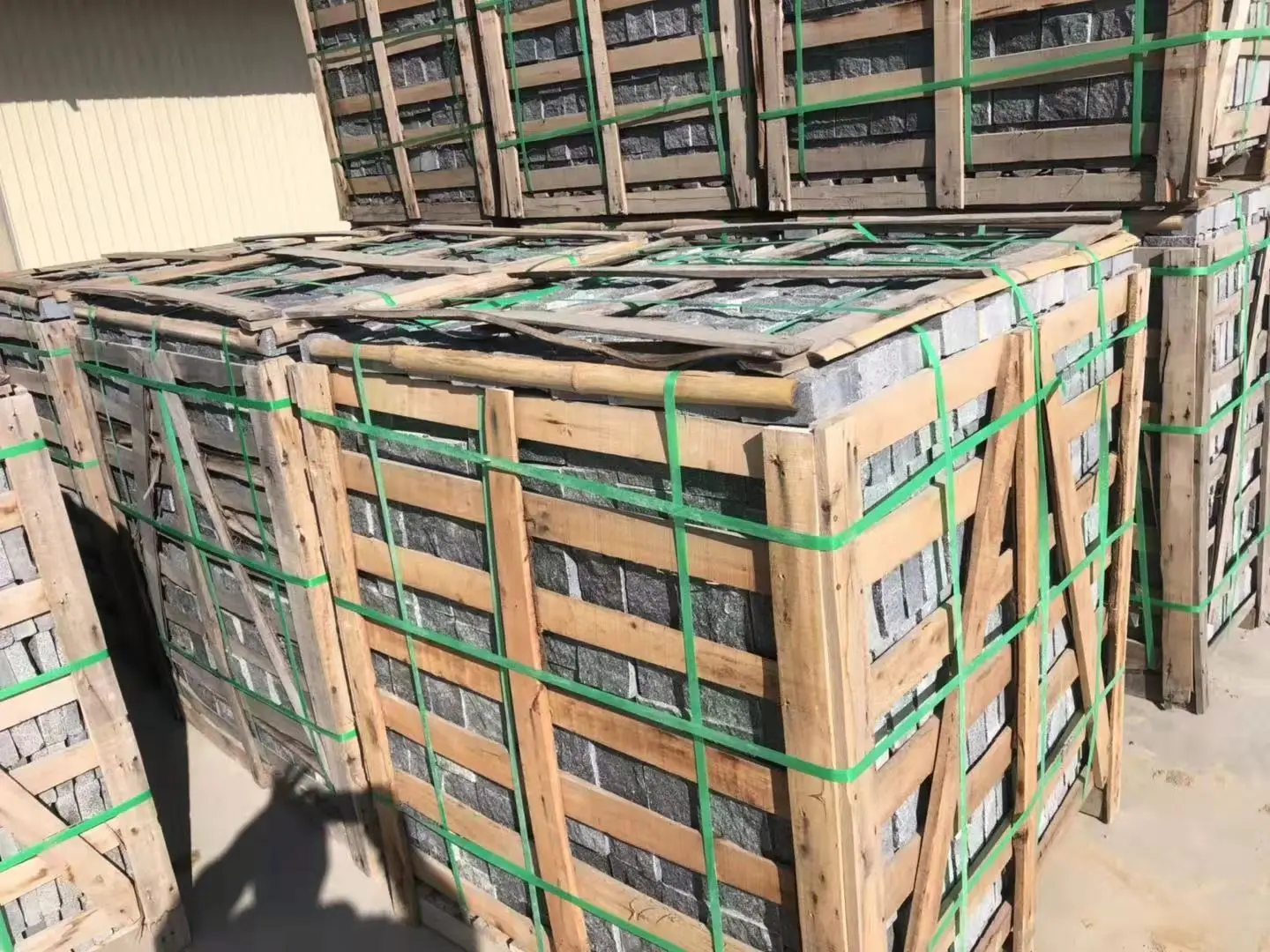 Cheap Wholesale 10x10 Driveway landscaping natural Paving Stone Granite Paving Stone Cube Stone For Yard