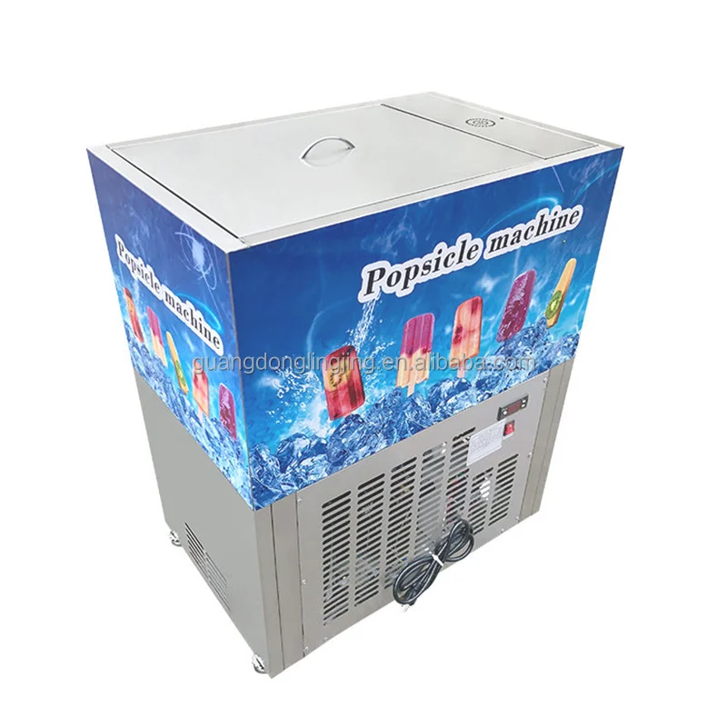 2 Molds Commercial Ice Cream Popsicle Maker Ice Lolly Making Machine For Snack Business