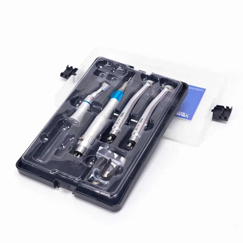 OEM Dental Handpiece Kit Student High and Low Speed Turbine Set Contra Angle Air Motor