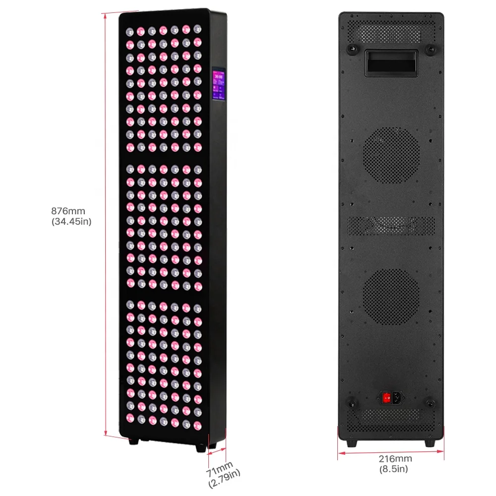 AZURE OEM ODM Customer Support Touch Screen 880x220mm Size Full Body Lamp PDT Machine Infared Device Led Red Light Therapy Panel