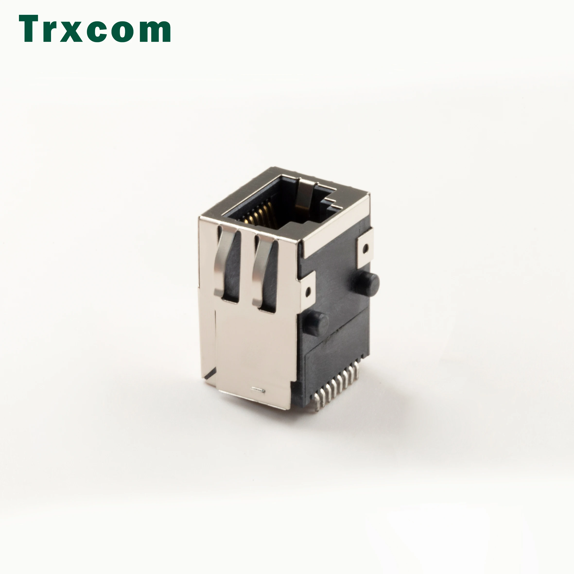 Trxcom  RJ45 Ethernet erect type  interface TRJD4713BEN replacement HFJV1-E1G16-L12RL isolation transformer