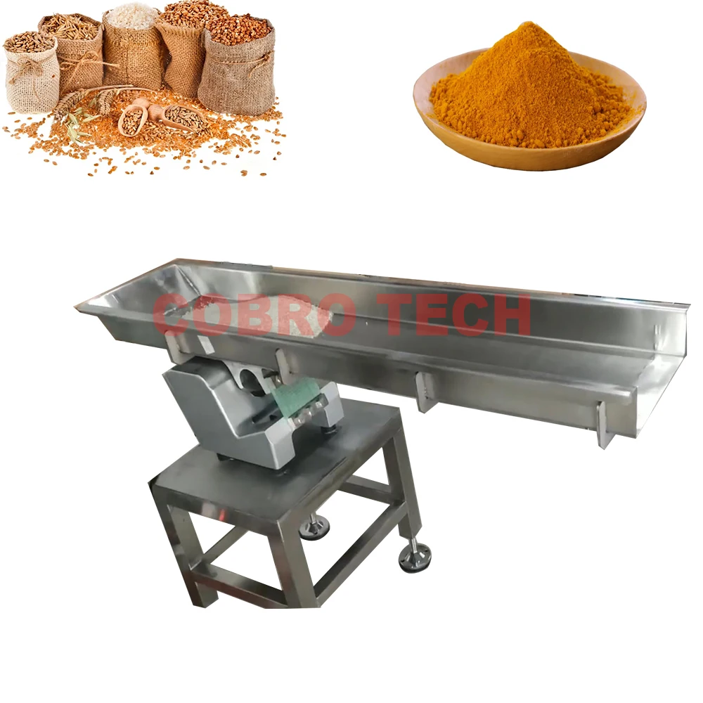 Customized tray explosion proof food grade vibratory magnetic conveyor
