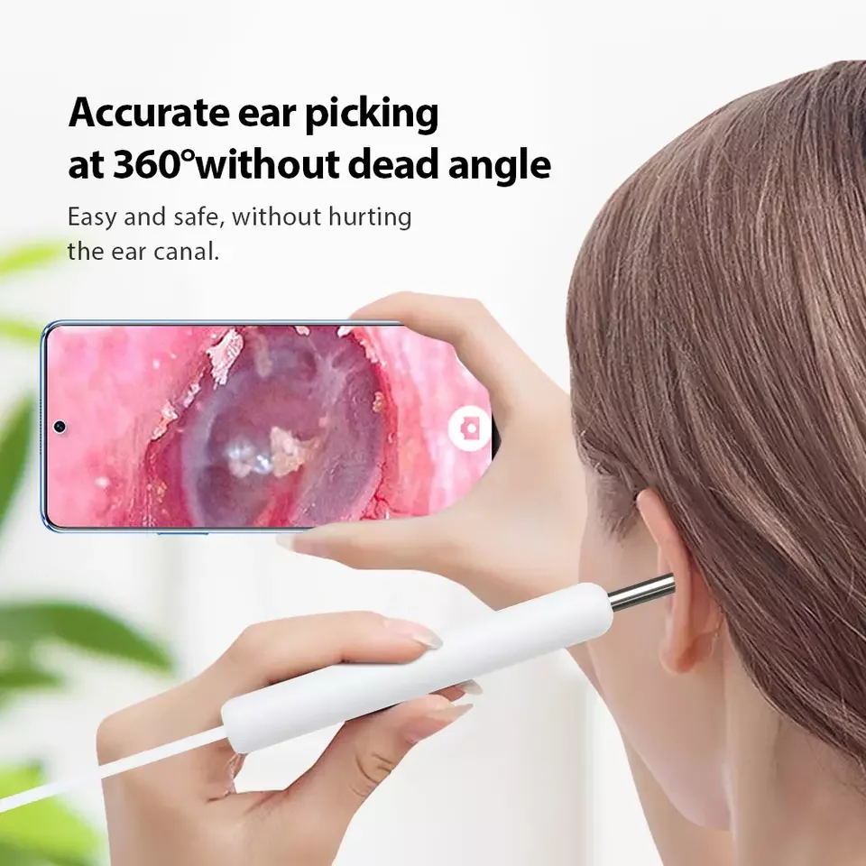 Factory Hot Seller 3 In 1 Usb Visual Otoscope Camera Hd Ear Wax Removal Cleaning Tool Ear Endoscope