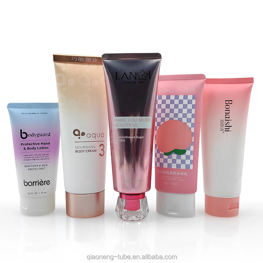 400ml Factory Manufacturing shower gel  Plastic tube  Cosmetic Packaging Empty Pe Tube for shampoo tube