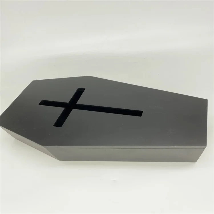Halloween Parties, Goth, Decoration, Small Pet Burials Miniature Wooden Coffin Box Tissue Box Napkins Box