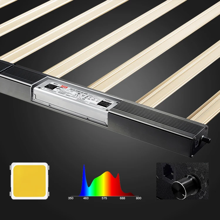 Hot selling indoor greenhouse cultivation high ppfd 2.8umol/j lm301 strips 720w 630w grow light