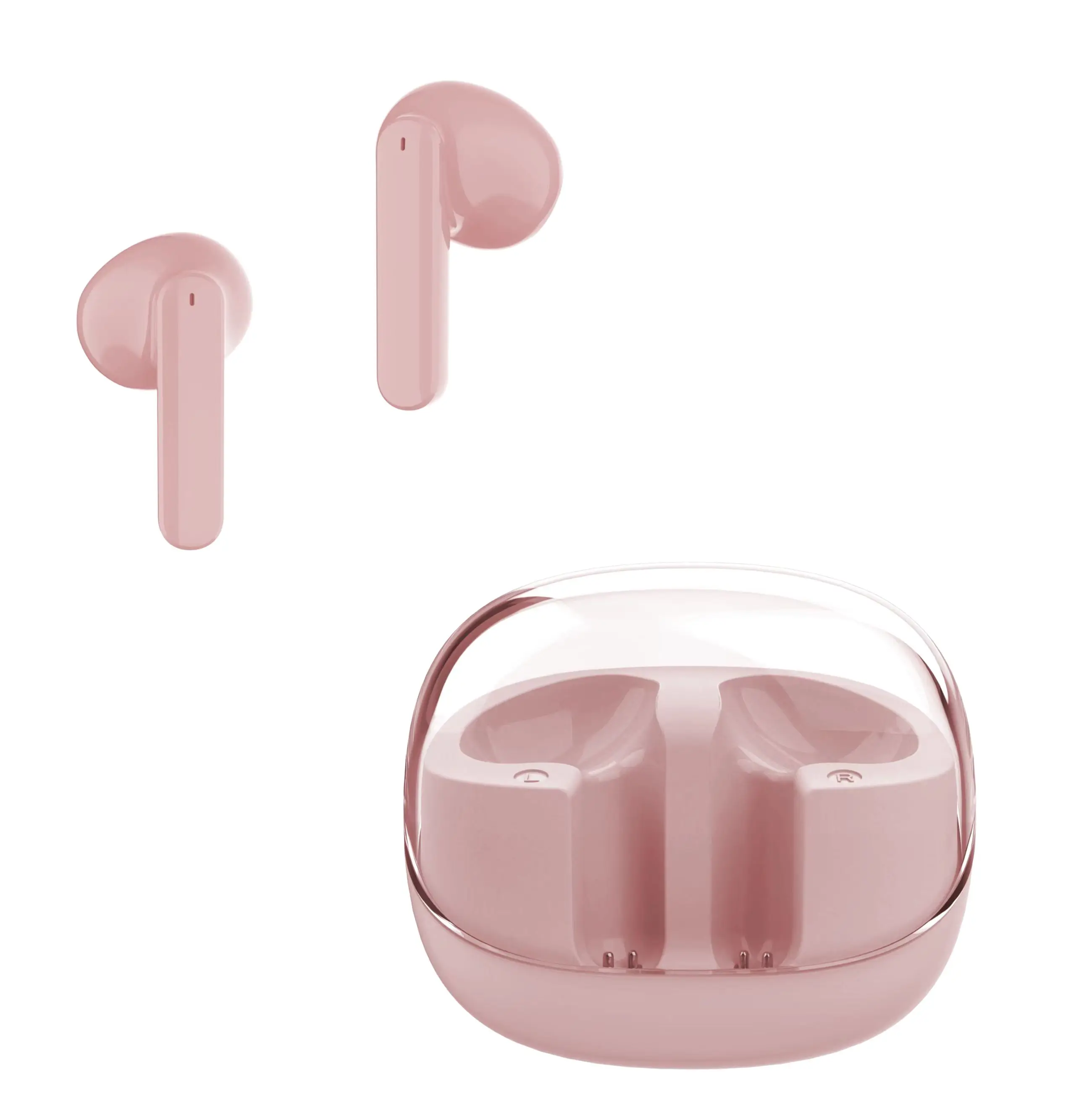 Миниатюрные наушники-вкладыши, наушники с шумоподавлением, Hd-вызов, водонепроницаемые и потостойкие наушники, гарнитура, прозрачные Tws наушники-вкладыши