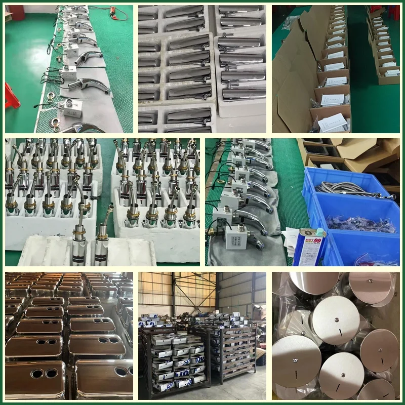 Full Brass Deck Mounted Water Saving Time Delay Self Closing Water Tap for Public Washrooms