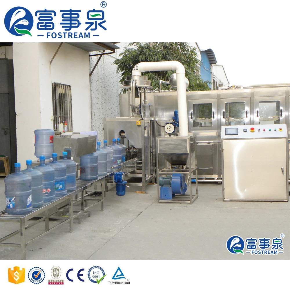 Automatic 19 Liter 18.9l 18.9 5 Gallon 19l 5 G Jar 5Gallon Barrel Mineral Water Bottle Filling Machine