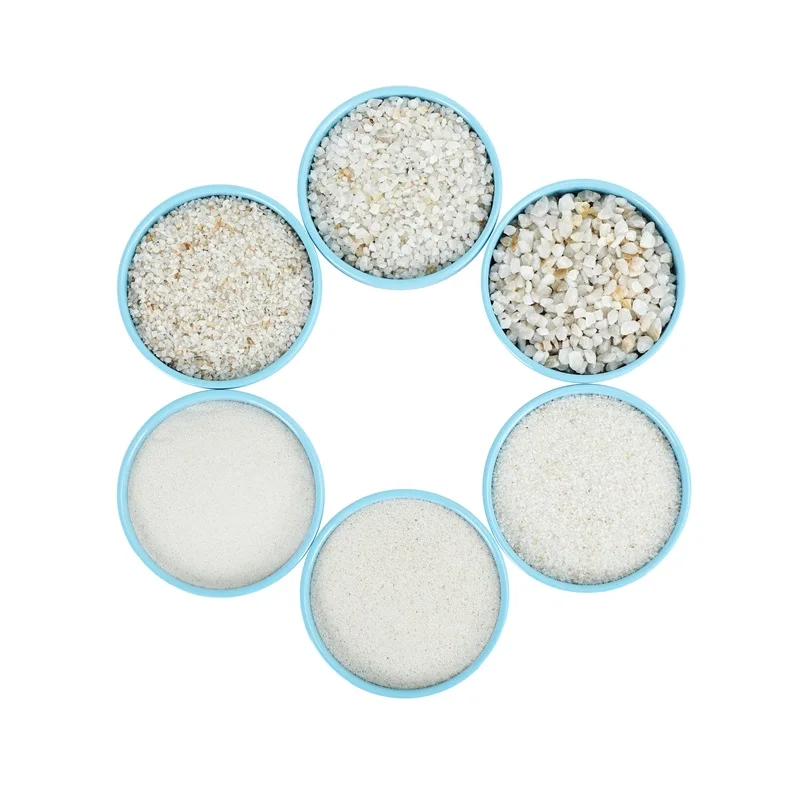 High Purity Fine Silica Quartz Sand Egypt Japan Wholesale Price Per Ton SiO2 99% Silicone Rubber Artificial