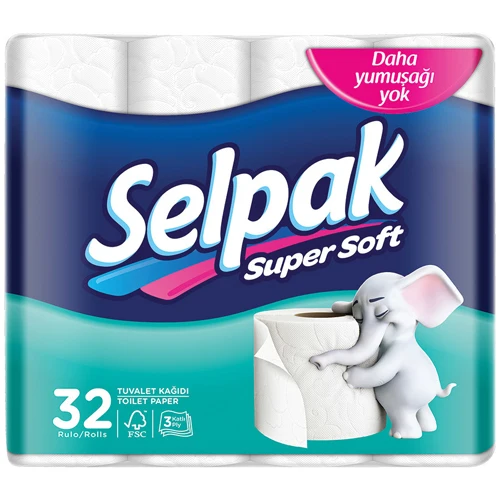 
Selpak Toilet Paper 32 Pieces 