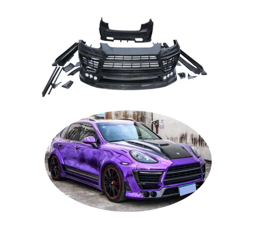 Lumma CLR 558 GT LM wide body 958.1 upgrade to Lumma 558 GT style  bumper  for Porsche Cayenne 958.1 11-14