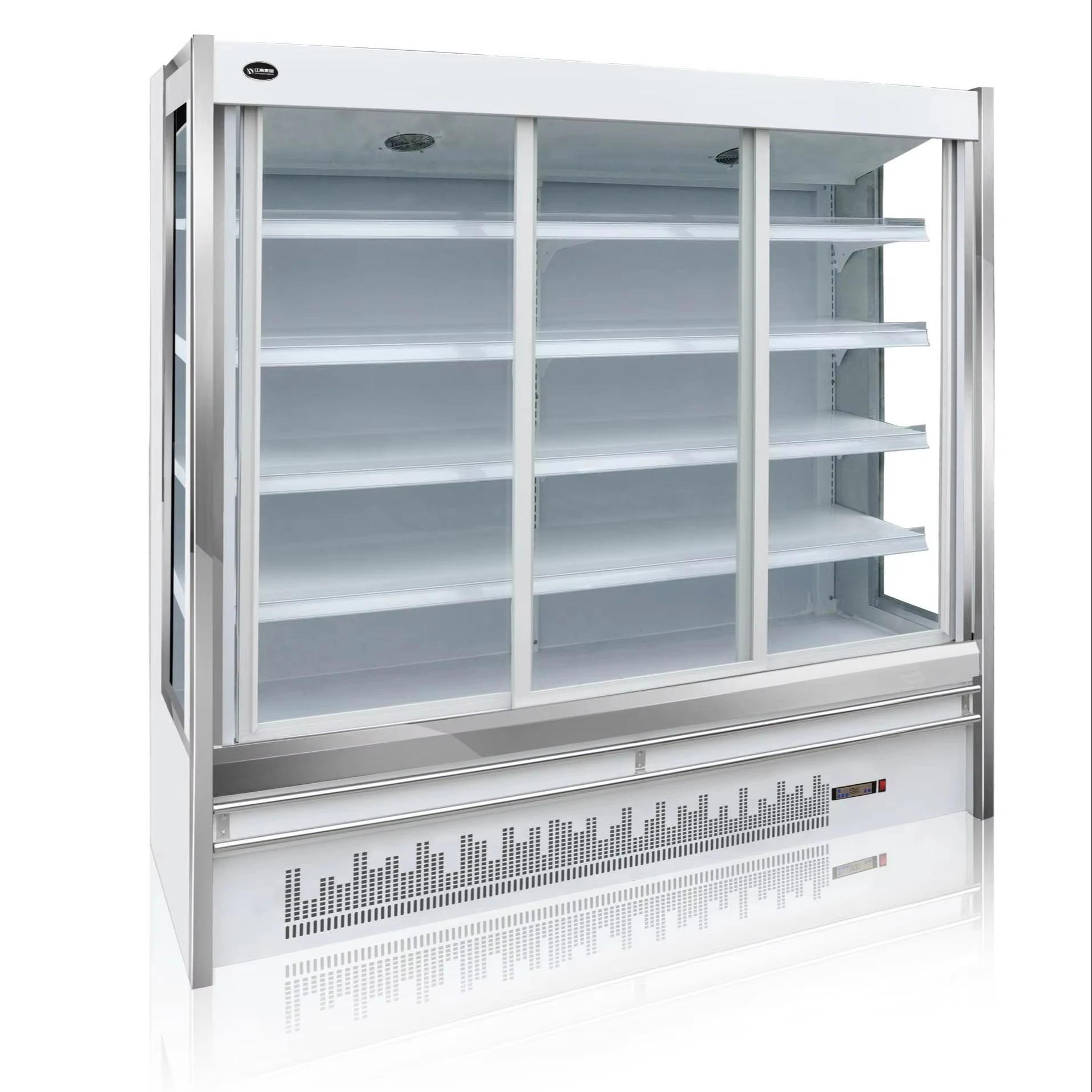 Supermarket multideck open chiller refrigerator showcase display freezer for fruits and vegetables  LG-1500F