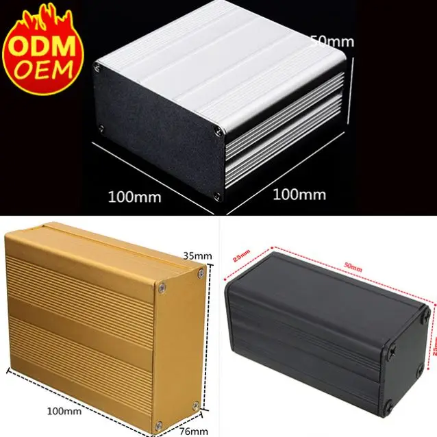 Custom Extruded Waterproof Aluminum Enclosure Boxes Electronics