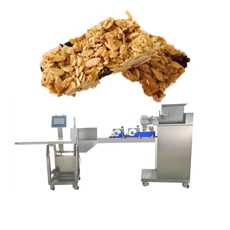 Sonya Crispy Peanut Candy Cereal Granola Bar Maker Cutting Making Machine