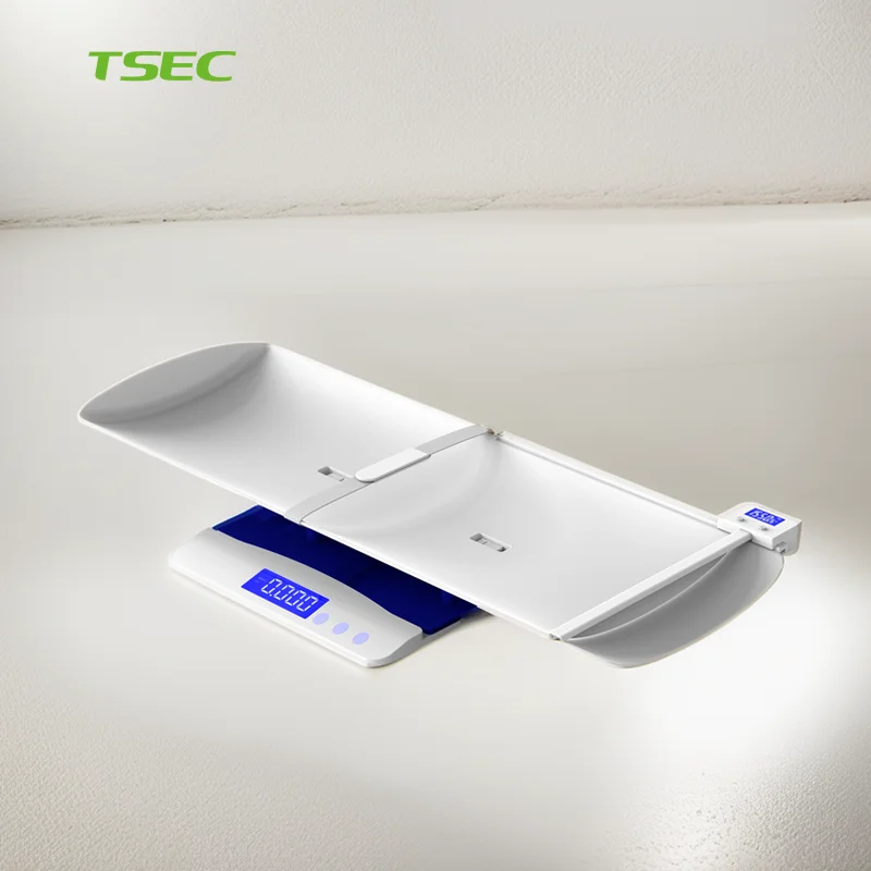 TSEC дизайн безопасности больницы новорожденный цифровой Bt smart bluetooth детские весы для взвешивания 20 кг с линейкой высоты
