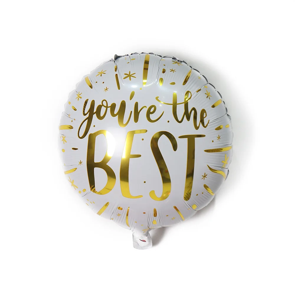 Wholesale round shape happy birthday party balloons 18 inch happy birthday foil balloons