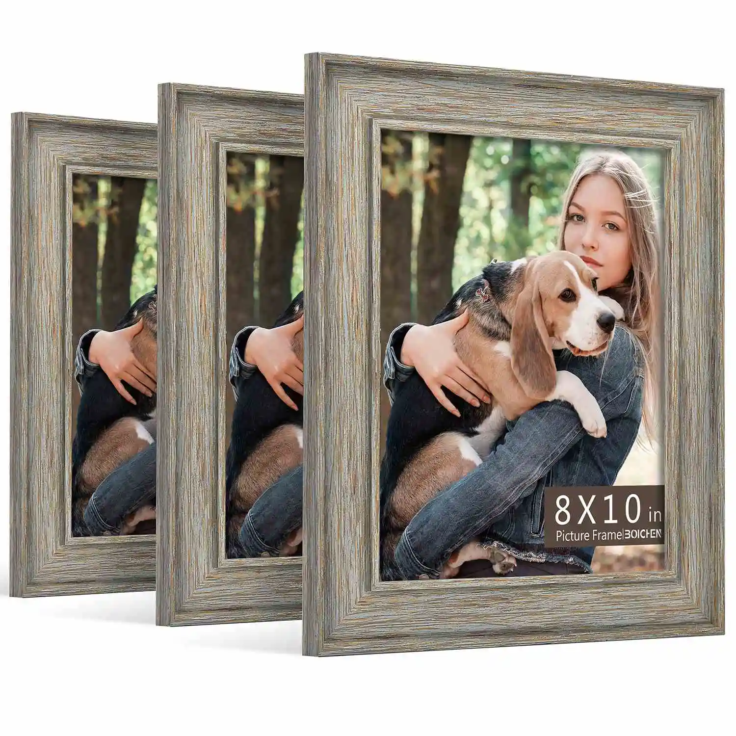  Новые продукты пластиковая формовка экологически чистые 8X10 фоторамки (набор из 3