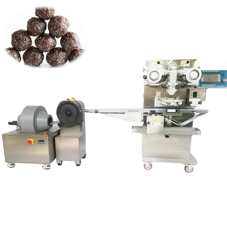 High Speed Automatic Energy Protein Ball Machine Bliss Roller Coconut Rounder  Small Energy Ball Making Machine