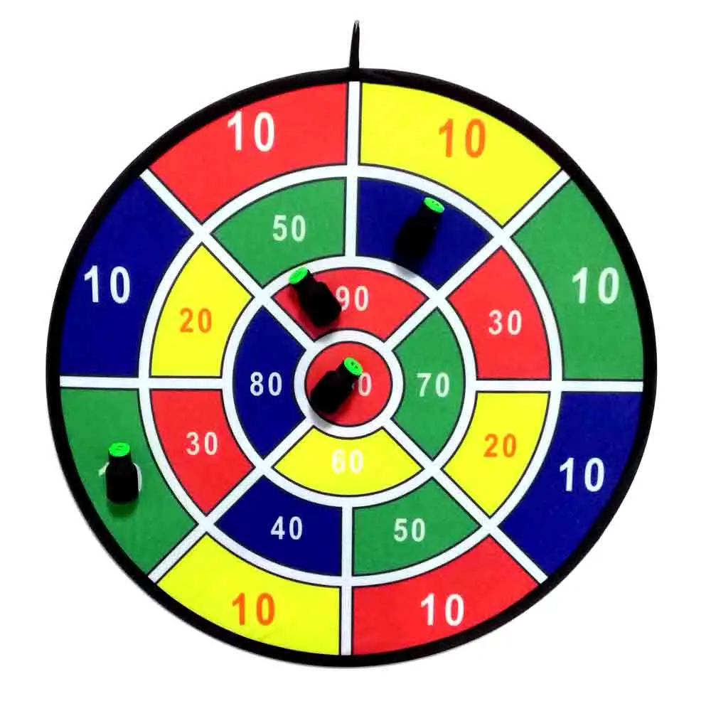 Double-Sided Dart Board, Indoor/Outdoor Sport Sticky  Throwing Party Game for Kids, Teens, Adults