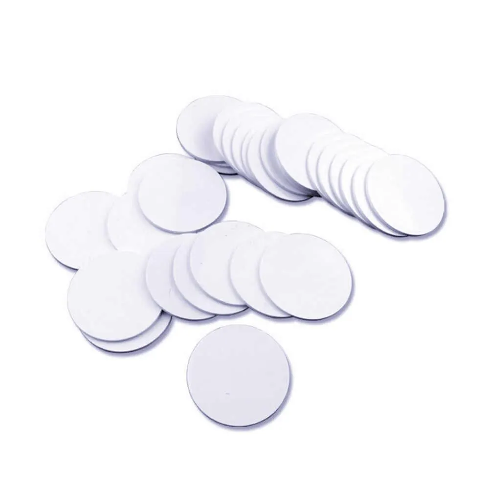 18mm size small card rfid coin tag 13.56mhz HF chip RFID small card for access control