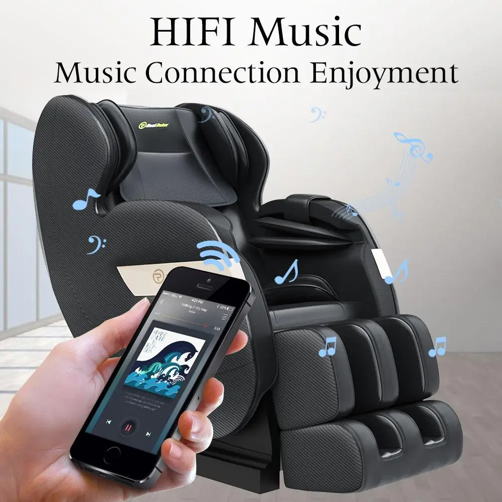 Warehouse in USA Real Relax Favor-03 Wholesale Luxury Electric Shiatsu Home Sofa Massage Chair