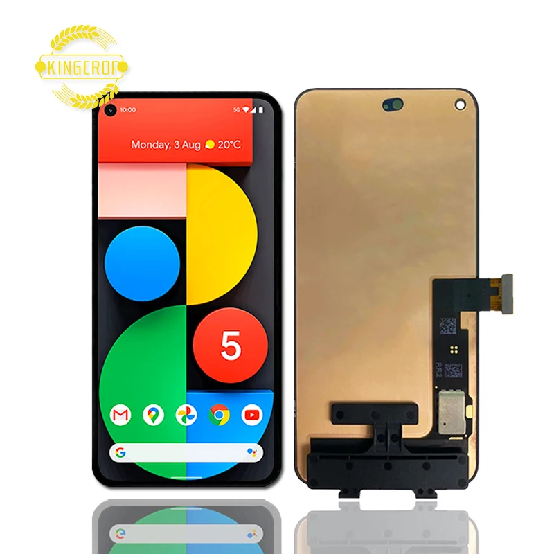 Hot sell For Google Pixel 5 LCD Display Touch Screen Digitizer Assembly Replacement for google pixel 5 GD1YQ Mobile phone lcds