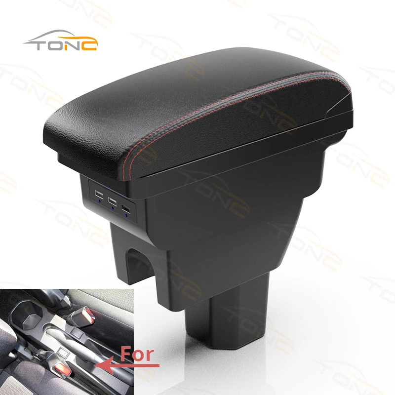 TONC Suzuki Ignis Prestige Armrest Console - Dual Storage, USB Charging,and Premium ABS Material for Unrivaled Interior Elegance