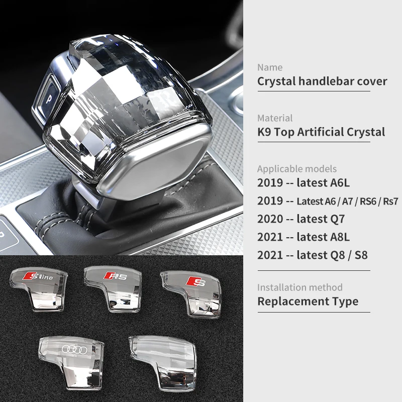 2022 new Real K9 Crystal Gear Shift Knob car gear shift crystal car accessories for different car models