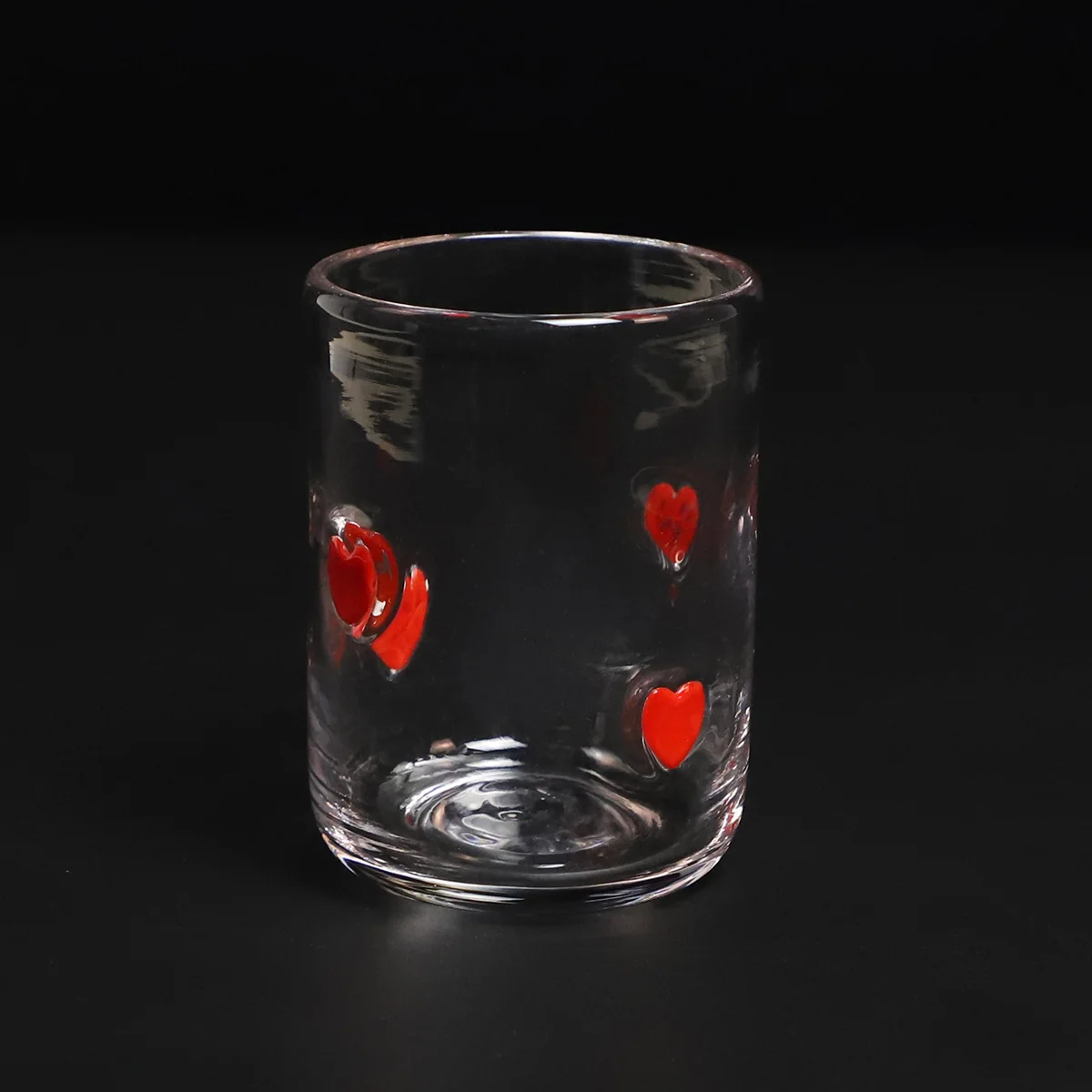 High-value Creativity Ingenious Vintage Colored Glass Jug Custom Round Flower Pattern Drinking Glass Cup Glass Set Water Cup