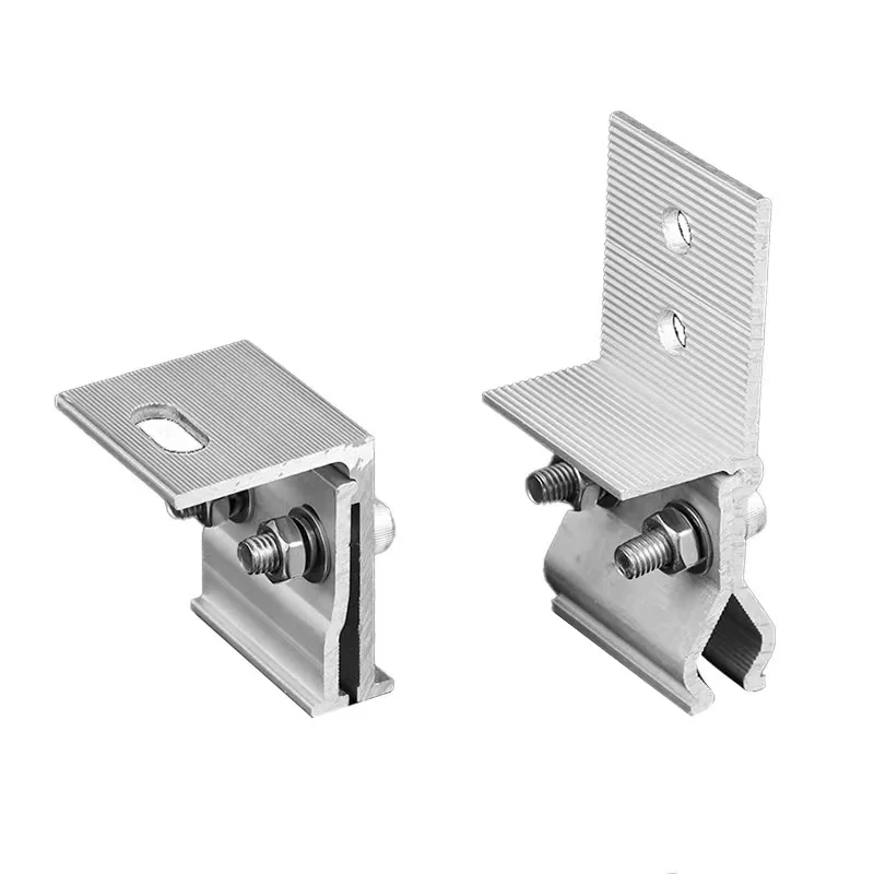 High Quality Aluminum Photovoltaic Bracket for Solar Panel PV Roof Mounting Clamp