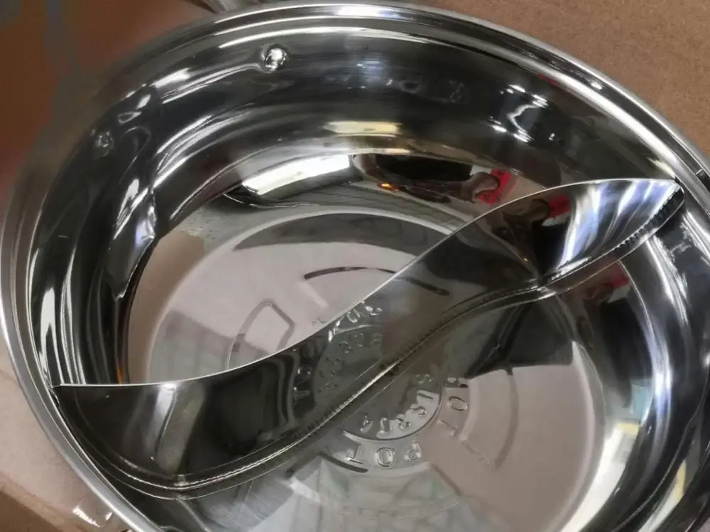 High Quality Stainless Steel Non-stick Coating Stainless Steel Mandarin Duck Hotpot