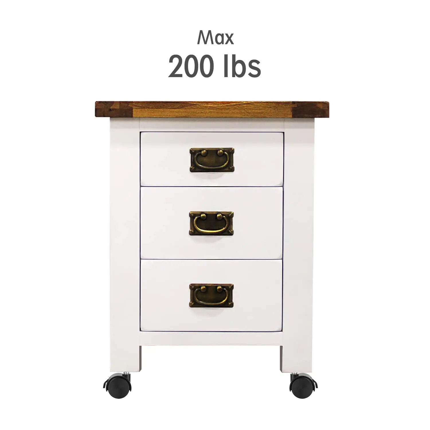 New Arrival 75mm Furniture Drawer Metal Mobile Pedestal Castor Wheel Premium Quality Storage Caster Wheels